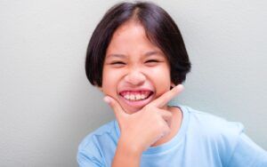 Young Child With Gummy Smile