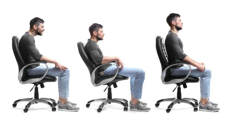 bad desk posture