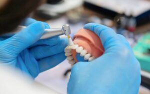Dentist Working on Patient Restorations