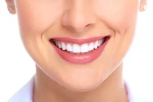 woman with white teeth