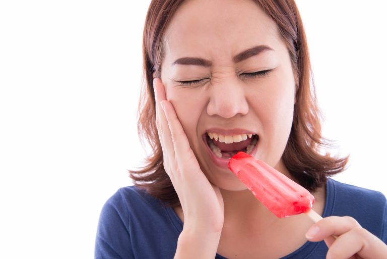 Teeth sensitivity while eating ice cream
