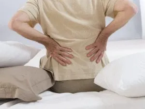 Patient holding back