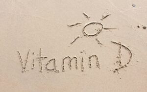 Vitamin D drawn in the sand