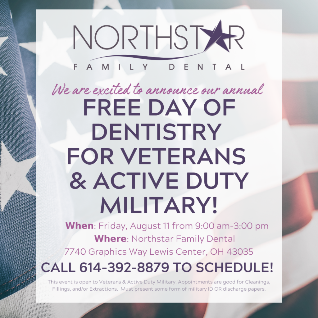 Free Day of Dentistry for Veterans and Active Duty Military